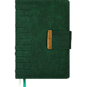 Ежедневник недатированный deVENTE "Barbara" А5, 320 страниц, зеленый, искусственная кожа