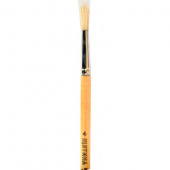 Кисть "Артекс-М" щетина, №4, круглая, деревянная ручка