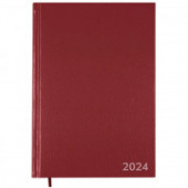 Ежедневник дат. 2024 г. А5 Attomex бордовый, 352 страницы, обложка бумвинил 