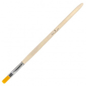 Кисть "Luxart" Brush синтетика №8, плоская, деревянная ручка