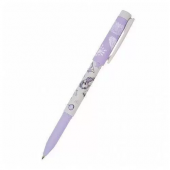 Ручка шариковая Bruno Visconti "FreshWrite. Девочка и олененок" 0,7 мм, синяя, резиновый держатель, цвет корпуса-цветной с рисунком