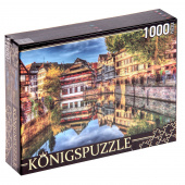 Пазлы Рыжий Кот KONIGSPUZZLE "Европейская набережная" 1000 элементов, 68,5х48,5 см, картонная упаковка