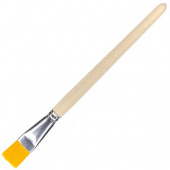 Кисть "Luxart" Brush синтетика №20, плоская, деревянная ручка