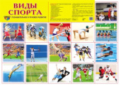 Плакат демонстрационный А2 "Виды спорта" 
