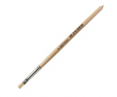 Кисть "Артекс-М" щетина, №6 плоская, деревянная ручка