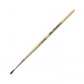 Кисть "Артекс-М" пони, №1, круглая, деревянная ручка