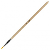 Кисть "Luxart" Brush синтетика №1, круглая, деревянная ручка