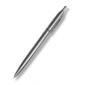Ручка шариковая автоматическая CENTRUM "SILVER ICE" 0,7 мм, металлический корпус,  синяя, цвет корпуса - серебристый