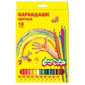 Цветные карандаши  Каляка - Маляка 18 цв.