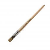 Кисть "Артекс-М" щетина, №16, плоская, деревянная ручка