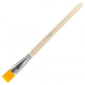 Кисть "Luxart" Brush синтетика №18, плоская, деревянная ручка