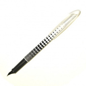 Ручка перьевая Schneider "Voyage", цвет корпуса - серый, перо М, 1 баллончик в комплекте, чернила-синего цвета