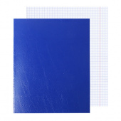 Тетрадь общая А5 "Маяк", 96 листов, клетка, обложка бумвинил, синяя, с полями