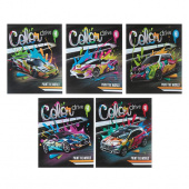 Тетрадь общая HATBER "ColorDrive", 48 листов, клетка, с полями, в ассортименте