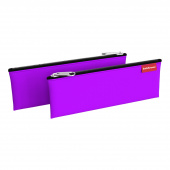 Пенал-косметичка ErichKrause "Neon® Violet" 220х90мм, полиэстер, на молнии 