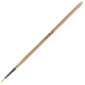 Кисть "Luxart" Brush синтетика №0, круглая, деревянная ручка