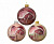 Стеклянный елочный шар Kaemingk "Дары из леса Гран Пале" 8 см, ассорти, подвеска