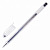 Ручка гелевая Crown "Hi-Jell" 0,5 мм, черная, рифленый грип, металлический наконечник