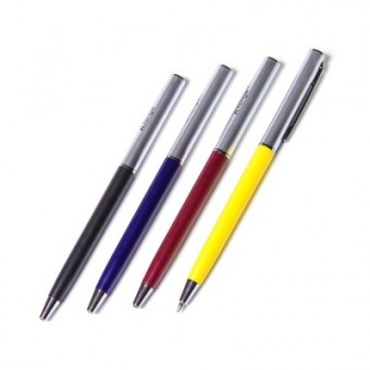 Ручка шариковая автоматическая "Гармония" 0,7 мм синяя, цветной корпус