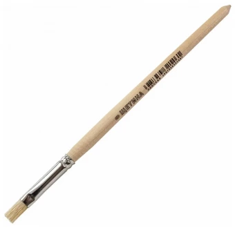 Кисть "Артекс-М" щетина, №8 плоская, деревянная ручка