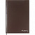 Ежедневник недатированный Attomex А5, 320 страниц, коричневый, бумвинил
