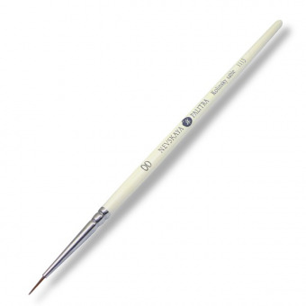 Кисть "Невская палитра" колонок, №00, круглая, деревянная ручка
