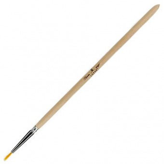 Кисть "Luxart" Brush синтетика №1, круглая, деревянная ручка