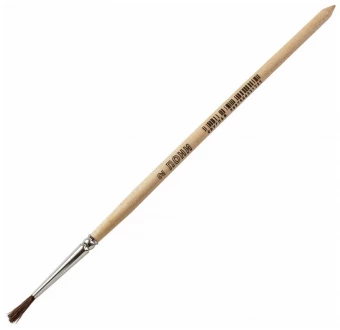 Кисть "Артекс-М" пони, №2, круглая, деревянная ручка