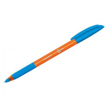 Ручка шариковая Berlingo "Skyline" 0,7 мм, светло-синяя, трехгранная, грип