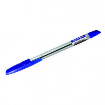 Ручка шариковая LINC CORONA PLUS 0,7 мм, прозрачный корпус, синяя