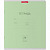 Тетрадь  ERICH KRAUSE "Классика" 24 листа, линия, зеленая обложка