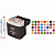 Набор маркеров для скетчинга deVENTE "Emotion" двухсторонние, 40 цветов,1,0-5,0 мм, пулевидный/клиновидный, трехгранные, спиртовая основа, в текстильной сумочке