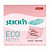 Бумага для заметок с клеевым краем Hopax Stick'n ECO 76х76 мм, 100 листов, 60 г/м2, пастельно-розовая