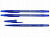 Ручка шариковая СТАММ "Южная ночь" 0,7 мм, синяя, чернила на масляной основе, корпус тонированный синий