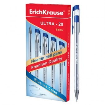Ручка шариковая ERICH KRAUSE "ULTRA-20" 0.7мм, синяя