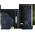 Папка на 2-х кольцах пластиковая А4 deVENTE "MonoChrome" черная/желтая, 35 мм, толщина пластика 650 мкм, внутренний карман, неоновая резинка